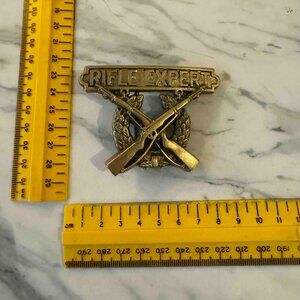 Vintage Marksman Rifle Expert Belt Buckle Rifle M1 G